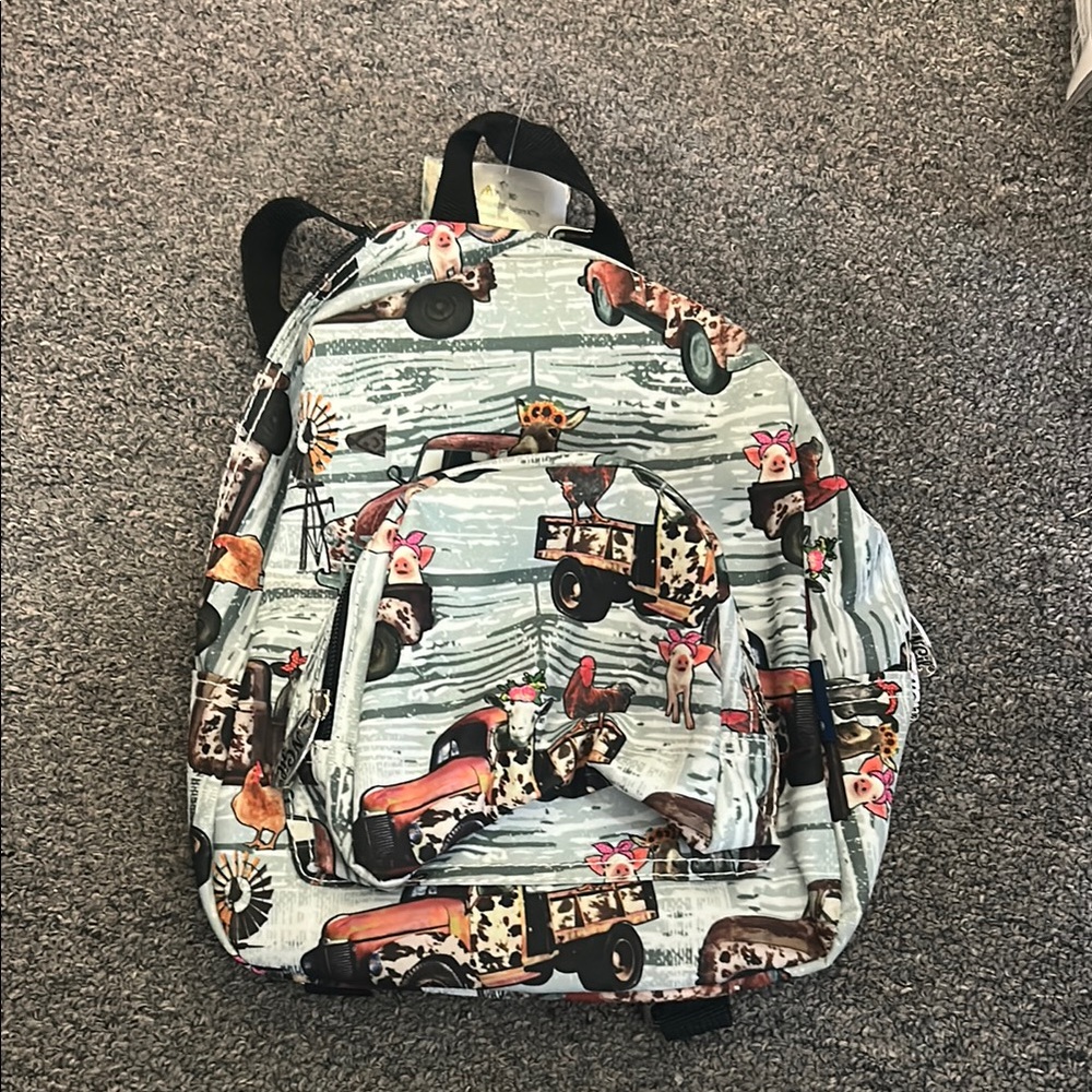 Stylish Printed Backpack